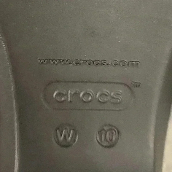 Crocs Sarah Clog Y2K Mule Black Size 10 - Picture 6 of 6